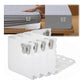 Bed Sheet Holder Clips for Thin Sheets, White, Secure Fit Fasteners