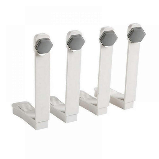 4PCS Bed Sheet Holder Fasteners with Mattress Cover Clips, Gray