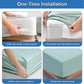 4PCS Fitted Bed Sheet Holder Straps and Fastener Clips