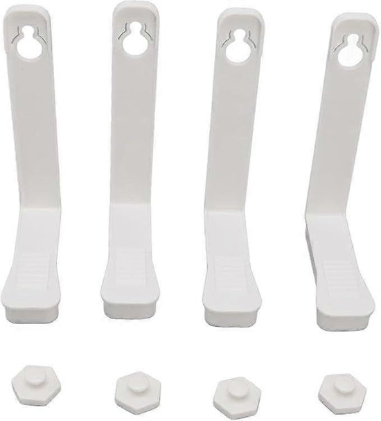 4PCS Bed Sheet Holder Straps, 3-Way Fasteners, Easy to Install