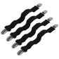 4PCS Adjustable Bed Sheet Straps, Elastic Corner Clips for Mattress