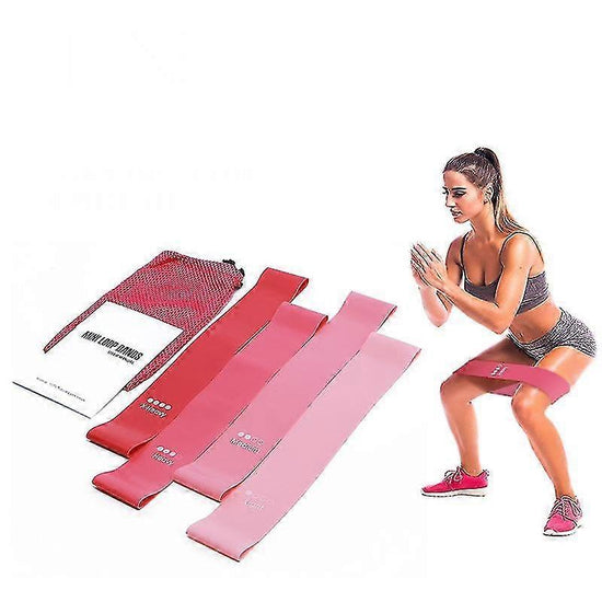 4pcs Fitness Yoga Resistance Bands for Exercise