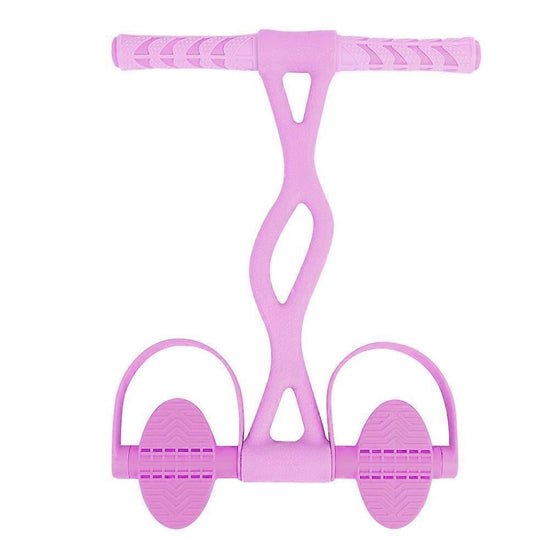 Pedal Resistance Belt Sit-Up Trainer for Yoga & Home Fitness