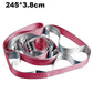 Multi-Loop Nonelastic Yoga Strap for Therapy & Pilates