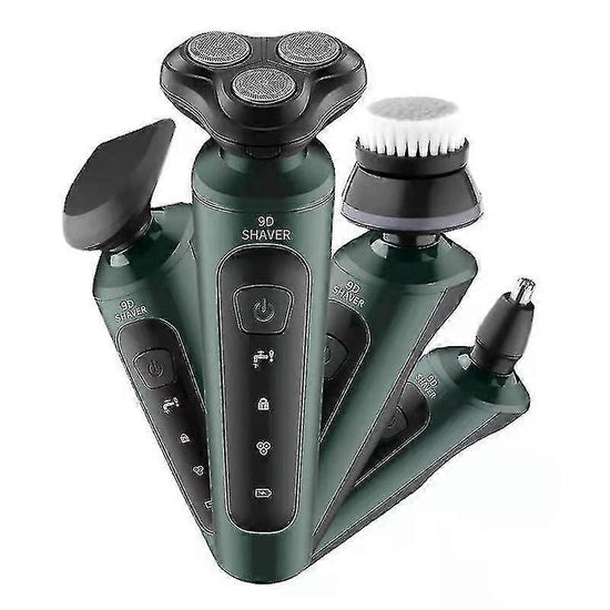 4-in-1 Electric Shaver, USB Rechargeable Grooming Kit for Men