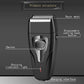 Heavy-Duty Rechargeable Shaver for Men, Face Care Grooming Razor, Black