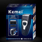 Heavy-Duty Rechargeable Shaver for Men, Face Care Grooming Razor, Black