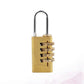 4-Dial Luggage Padlock - Outdoor Travel Lock for Backpack/Suitcase (5.7x2.2x1cm)