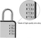 Resettable Combination Padlock - Luggage Travel Suitcase Lock