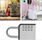 Resettable Combination Padlock - Luggage Travel Suitcase Lock