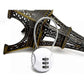 3-Digit Mini Combo Padlock - Resettable Luggage Lock for Travel