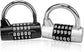 2pcs 5-Digit Combo Padlock - High Security Luggage Locks