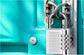 4-Digit Zinc Alloy Combo Padlock - Silver Travel Luggage Lock