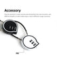 3-Digit Cable Lock - Anti-Theft Luggage Lock for Suitcase/Backpack (White)