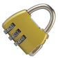 3-Digit Zinc Alloy Combo Lock - Heavy Duty Luggage Padlock
