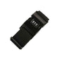 2-Pack Black Luggage Strap with Lock - Adjustable Travel Belt Set