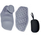 2pcs Flexible Gym Tape Grips with Storage Box for Weightlifting, Grey