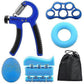 6pc Adjustable Hand Grip Set Kit for Gym Fitness & Strength Training