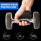 1 Pair Weightlifting Gloves with Rubber Palm Grip for Kettlebell & Bench Press