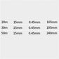 20M Household Measuring Tape Flexible Tape Measure Tool for Home Use