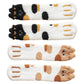 2 Pairs Girls Mid-Calf Winter Socks Cute Warm Soft Casual Socks for Cold Weather
