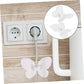 4pcs USB Cable Winder Clips Desk Cord Organizer Butterfly Wire Holder for Appliance