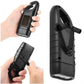 2pcs Hand-Crank Solar Flashlights Emergency Mini LED Torch for Survival Kits