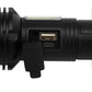 Super Bright Zoomable Flashlight USB Rechargeable Waterproof Aluminum Outdoor Torch