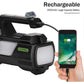 1200LM LED Flashlight Rechargeable Adjustable Torch with 4 Modes Super Bright Handheld Light