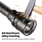 IPX8 Waterproof Amphibious LED Flashlight Lightweight Diving Torch for Outdoor Activities