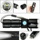 Rechargeable Aluminum LED Scuba Flashlight Waterproof Torch for Hiking & Diving