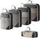 Expandable Compression Packing Cubes for Suitcase Travel or Home Storage - Pack Set