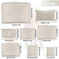8pcs Packing Cubes for Suitcases Travel Compression Organizer for Clothes, Shoes & More