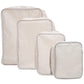 4pcs Compression Packing Cubes Travel Organizer Bags for Suitcases