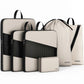 6pcs Compression Packing Cubes Set for Travel Organization