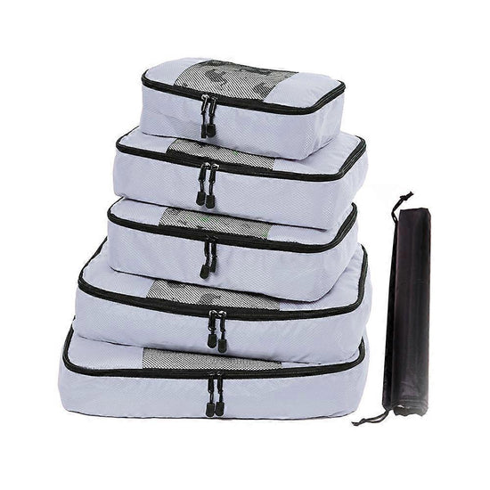 5pcs Travel Packing Cubes Luggage Organizer Set for Suitcases and Bags