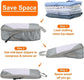 3pcs Compression Packing Cubes Lightweight Suitcase Luggage Organizers
