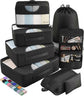 8pcs Travel Packing Cubes Set Suitcase Organizer for Travel Essentials