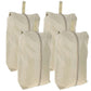 4pcs Travel Packing Cubes with Zipper Shoe and Clothes Bags for Luggage