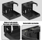 2pcs Adjustable Foldable Car Cup Holders - Portable Drink Holder Set Black