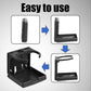 2pcs Adjustable Foldable Car Cup Holders - Portable Drink Holder Set Black