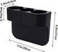 Universal Dual Car Cup Holder - Multifunctional Seat Drink Organizer Accessory