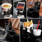 2-in-1 Car Cup Holder Expander - Adjustable Multifunctional Organizer for Travel Use