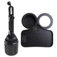 2-in-1 Multifunctional Car Cup Holder - Dual Drink Organizer Black Durable Plastic