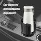 Adjustable Base Car Cup Holder Expander - Universal Auto Drink Organizer