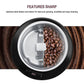 400W Electric Coffee Grinder - Stainless Steel Bean & Spice Mill