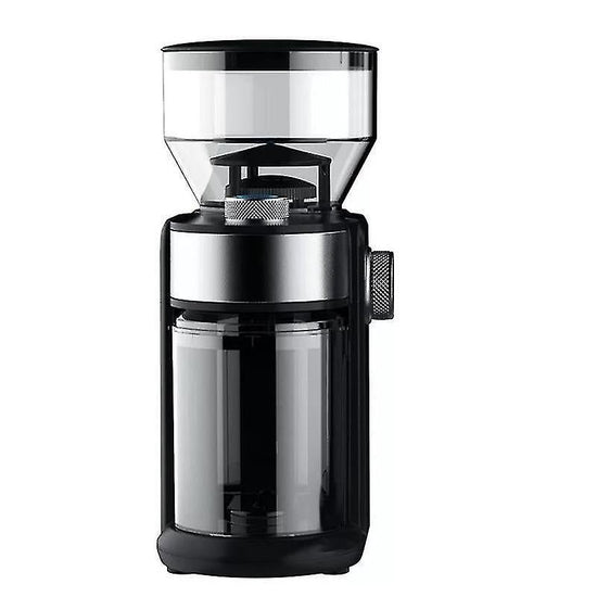 220V Flat Wheel Electric Burr Coffee Grinder Machine - High Efficiency Mill