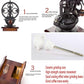 Vintage Hand Coffee Grinder - Manual Crank Flower Grinder with Classic Design