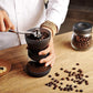 Manual Coffee Grinder - Glass Storage Jar Hand Mill Kitchen Coffee Gadgets