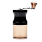Mini Manual Coffee Grinder - Acrylic Hand Grinder with Adjustable Ceramic Burr